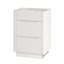 Meuble-lavabo simple 24 po avec panneau à cannelures et lavabo en céramique-1918185499
