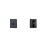 Modern Thumbturn Privacy Lockset Flat Black Finish