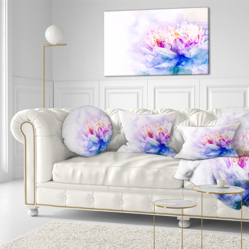 Coussin Blue Flower