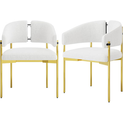 Luxury Velvet Dining Room Chairs With Armrest Design