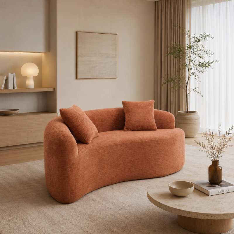 Canapé modulaire Boneless, Corail