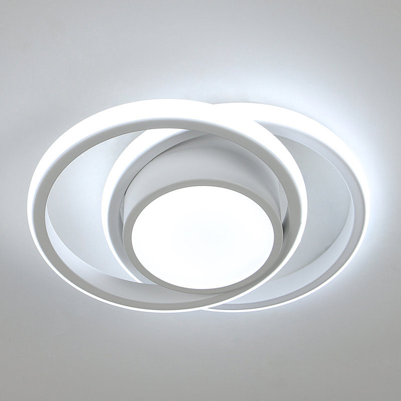 Colp 27cm 2-Light Led Flush Mount Ceiling Light, 6000K