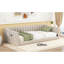 Lit de repos simple simple TG et pochette de rangement latérale beige-915719614-915719609