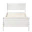 Lit plateforme avec base de lit en bois et lit-bateau