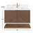 Marcello 36'' Single Bathroom Vanity with Quartz Top-89025420-101290145-131076833