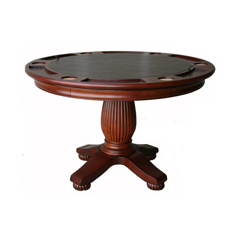 Fairfield Dark Cherry 3 in 1 Pedestal Game Table