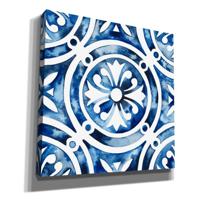 Red Barrel Studio® «Cobalt Tile IV» par Grace Popp