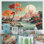 «Vintage Japanese Lake Scenery III - Port Landscape Coastal», art mural
