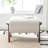 Karsen Upholstered Bench with Solid Wood Leg-928901796