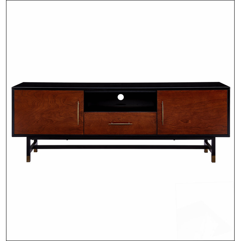 Blynn Midcentury Modern Media Console Stable support, multi-functional design
