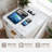 Hardester Vintage 2 - Drawer Nightstand with Charging Station, Bedside Table with Open Shelf-2073366227