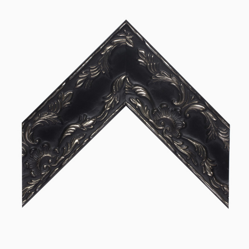 Miroir Vanhoose, Nickel satiné noirci, 32 po x 48 po