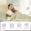 Matelas simple à gel rafraîchissant 10 pouces, pour soulagement et faible transfert de mouvement, compatible avec une base réglable - matelas à ressorts en mousse gris et blanc-133709557-133709560