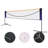 Portable Badminton Training Net Set with Carry Bag