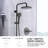 Modern Shower System, Rain Shower Head with Handheld Spray, Shower Faucet Set