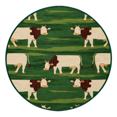  Tapis lavable de vaches de pâture