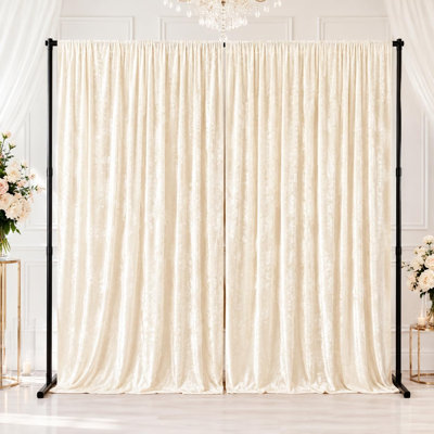 Velvet Curtain Panel Pair