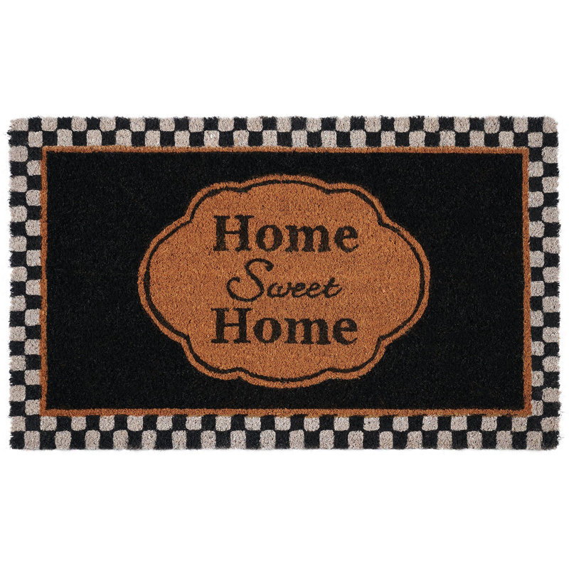Pfaeffle Non-Slip Geometric Indoor / Outdoor Doormat