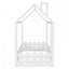 Structure de lit en bois avec clôture-738509981