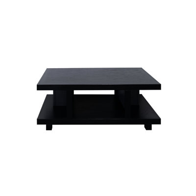 49" Canyon Coffee Table, Clove Finish, Crafted Using Oak, Spacious Shelving, No Assembly Required Quickly 49 Inch Built With Oak Solids And Veneers, One Shelf, Easy Assembly-