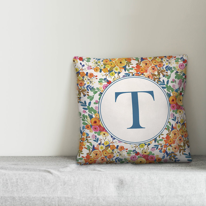 Housse et insert de coussin carré Wildflower, T