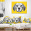 Coussin de beagle pour chien amusant avec collier animal-30744650-30744653