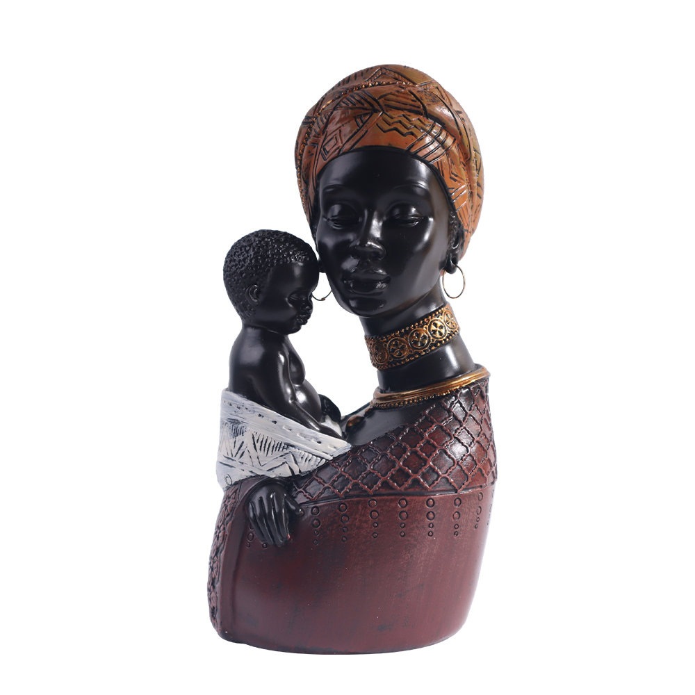 Bungalow Rose African Statues And Sculptures For Home Decoration, African  Bust Figurine For Tabletop Shelf Bookshelf Living Room Decor Accent,  African ..., image size:1000x1000