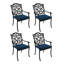 Fauteuil de patio empilable avec coussin Liesl-943436994