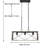 Aaniah 3-Light Dimmable Linear Chandelier-1308289196