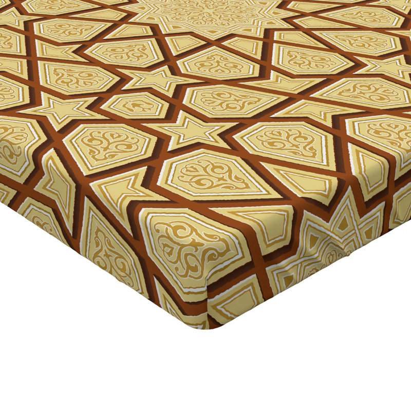 Drap-housse géométrique antique, Drap-housse simple TG