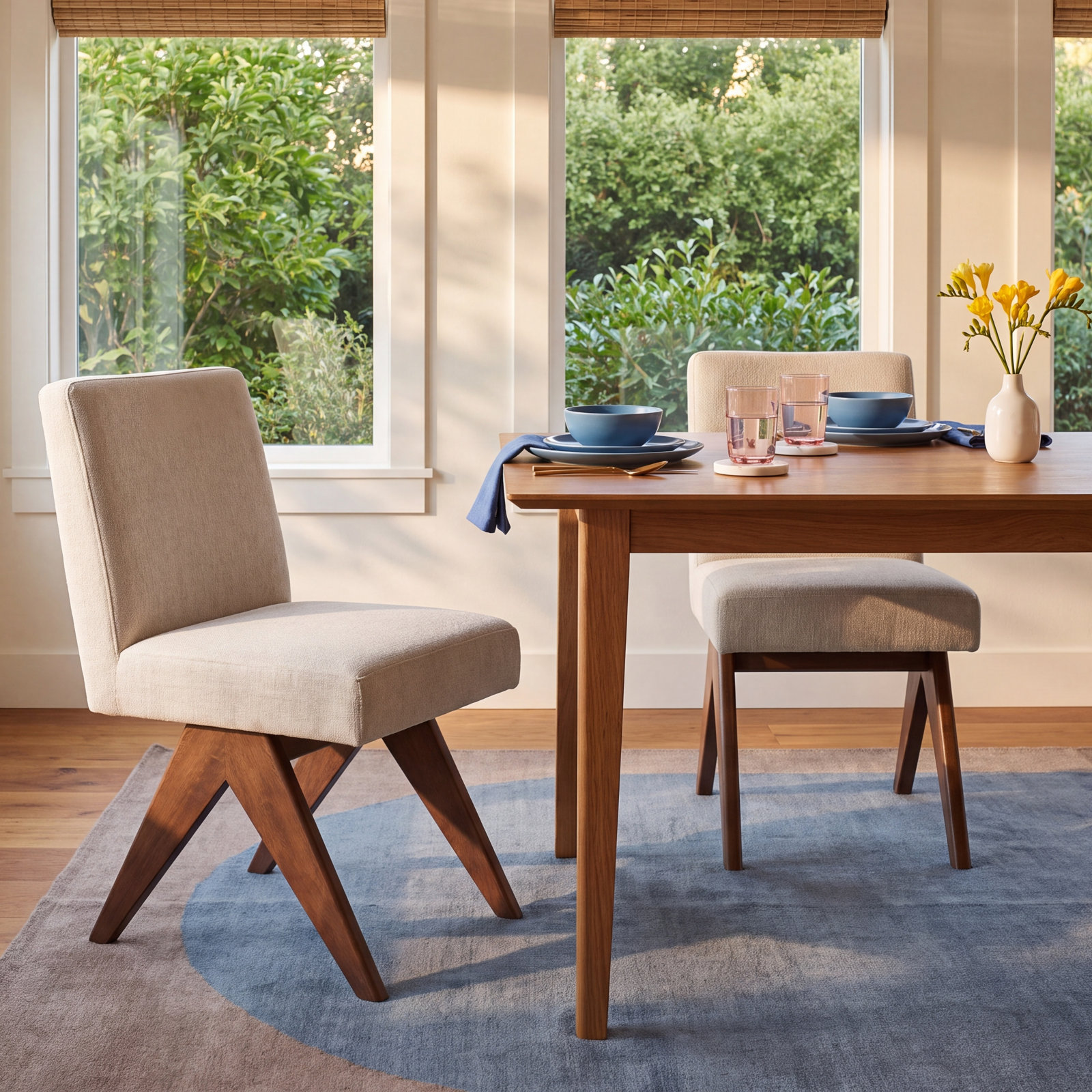 Brittnie Parsons Dining Chair, Beige