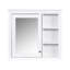 Armoire à pharmacie 30 po x 28 po, armoire de rangement murale pour salle de bain, armoire murale moderne avec miroir, armoire à pharmacie, armoire à miroir avec 3 tablettes ouvertes-1201973623