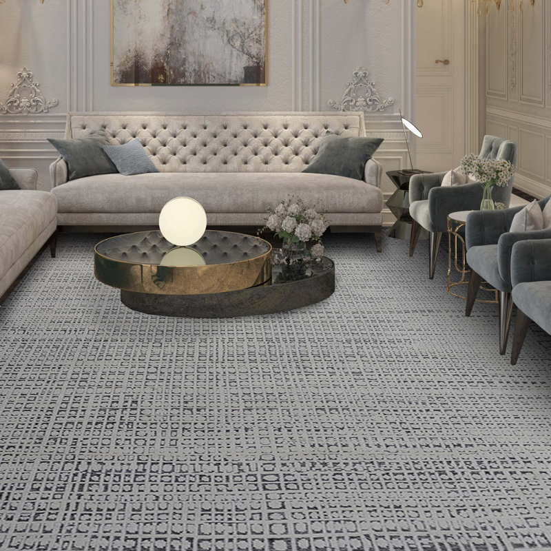 Hand Woven Wool Area Rug, Rectangle 10' x 14'
