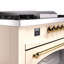 ILVE Nostalgie II 60 Dual Fuel Range, 5 Burners, Griddle, Frenchtop -1514149221-1514149117