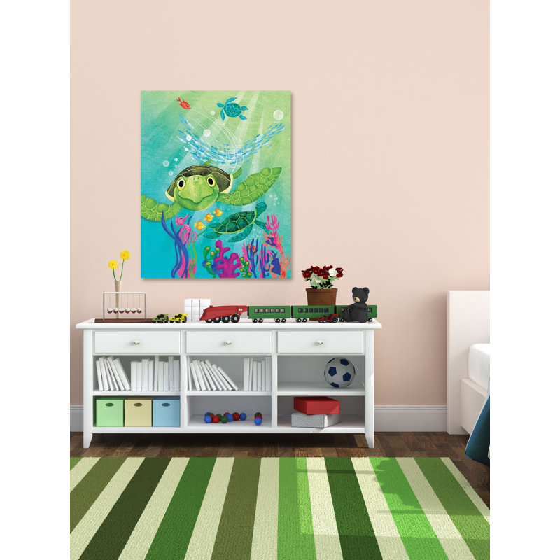 Hitz «Sea Turtle», art sur toile