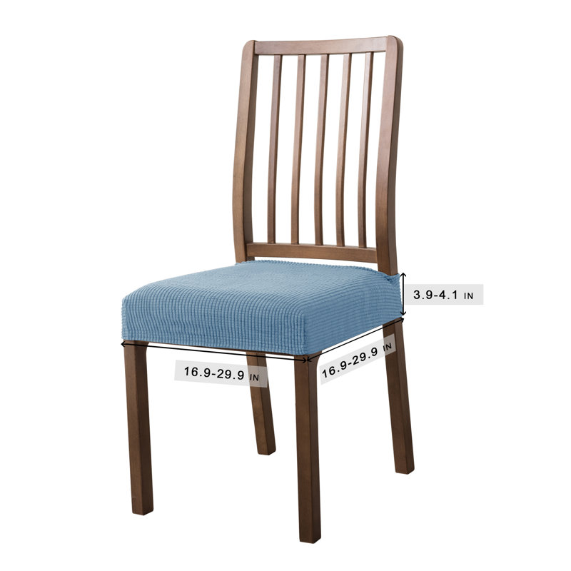Housse pour chaise de salle à manger, Bleu pâle