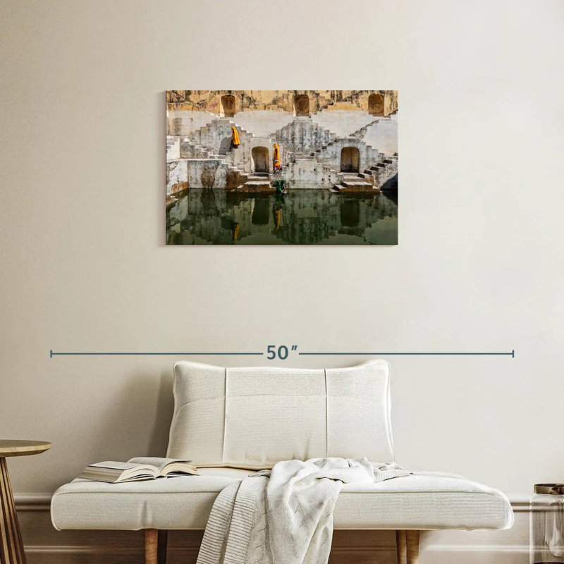 Lilie Jaipur Stepwell, 20" H x 30" W