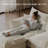 106'' Oversized Down Blend Sofa, Cushions Filled with a Feather Blend , Modern Comfort Sofa for Living Room-1877433533