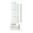 71'' Freestanding Display Cabinet With 2 Storage Drawers