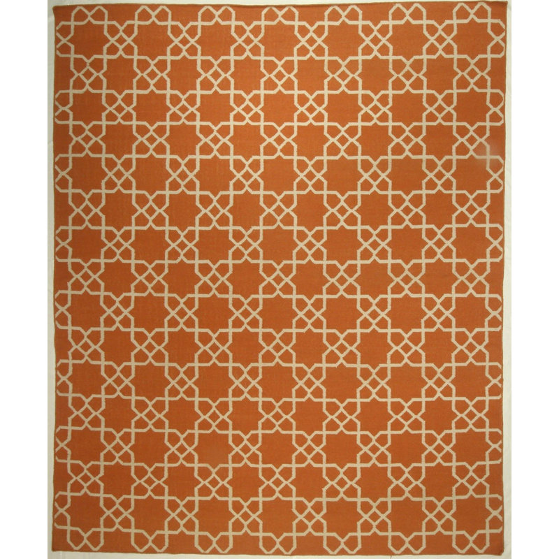 Flatweave Geometric Area Rug