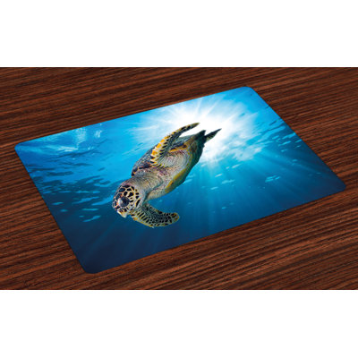 Elian Turtle Sea Diving Placemat