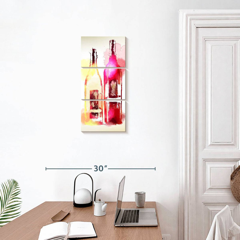 Wine In Colour, 27" H x 12" W