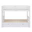 Lit superposé simple accompagné d'un lit gigogne extensible-97054922