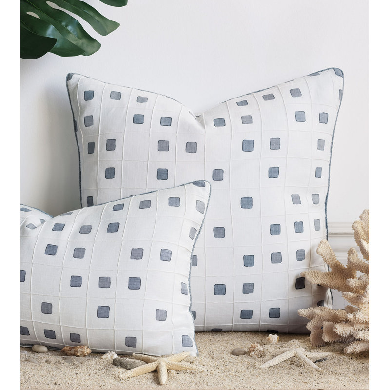Persea Linen Square Pillow Cover & Insert