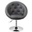 Latasha Faux Leather Swivel Barrel Chair-31171888