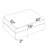 Corduroy Upholstered Rectangle Ottoman-1165428456
