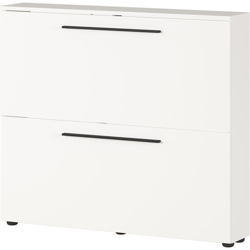Wildomar Shoe Storage Cabinet, White