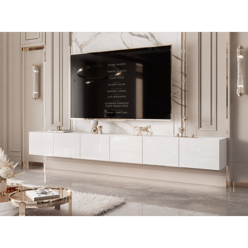 Takella Unfinished TV Stand for TVs up to 85", 36cm H x 300cm L x 40cm W