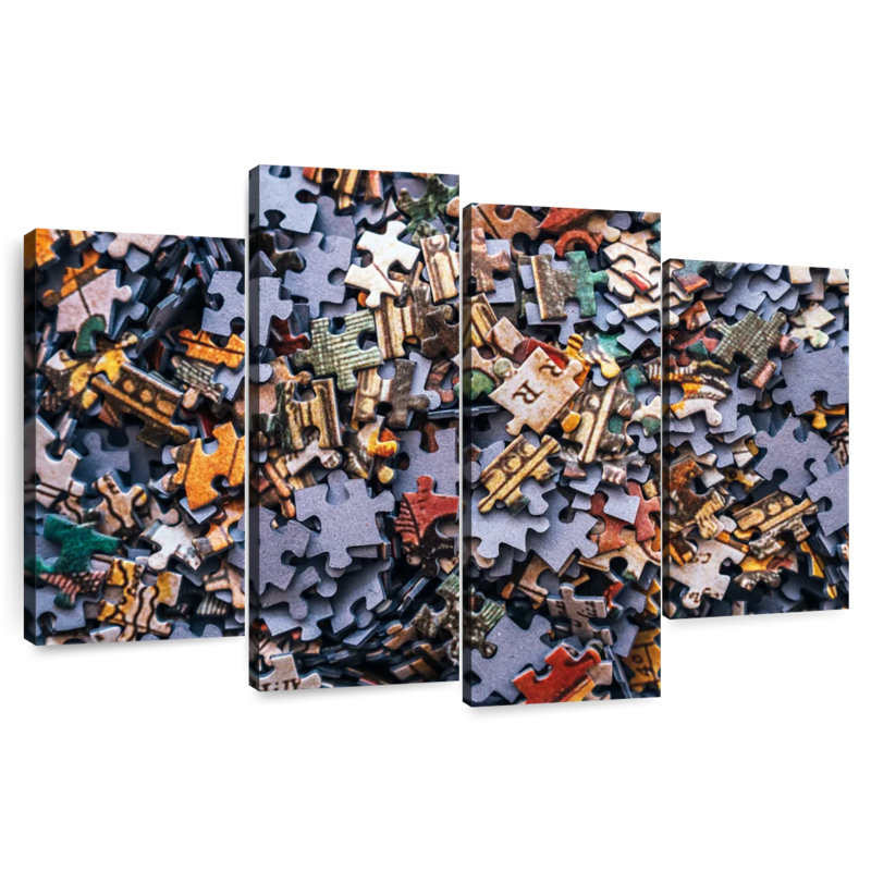 Senne Jigsaw Puzzle Pieces, 22" H x 36" W