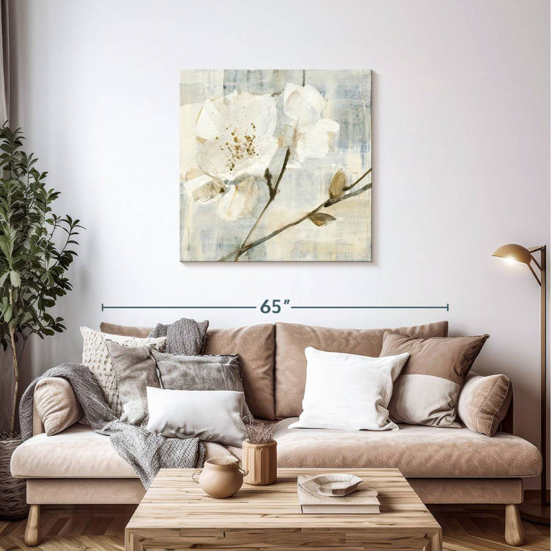 Elegance I Greige, 36" H x 36" W